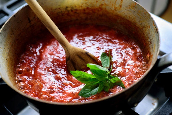 Slow cooked tomato sauce